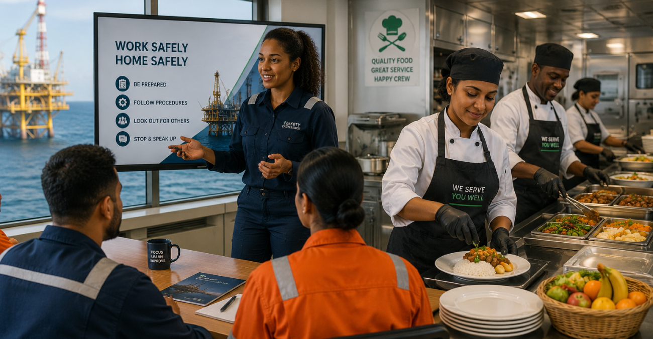 Training and offshore catering services